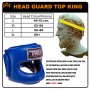 Top King TKHGPT (CC) Боксерский Шлем Бампер Тайский Бокс "Head Guard Pro Training" Синий